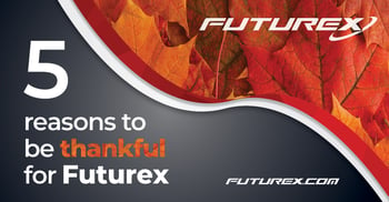 Five reasons to be thankful for Futurex